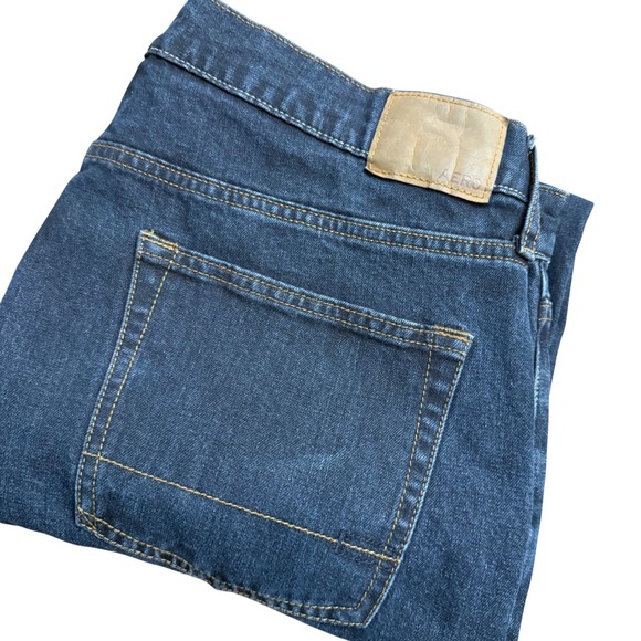 Aeropostale Other - Aeropostale Mens Straight Leg Jeans Dark Wash Blue Denim 36x30 (36x29) Stretch